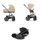 Cybex Trio Talos S Lux Tpe Almond Beige con Cloud T I-Size