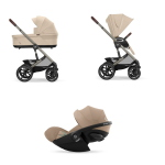 Cybex Trio Talos S Lux Tpe Almond Beige con Cloud G I-Size Plus
