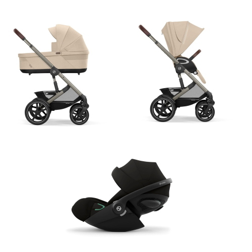 Cybex Trio Talos S Lux Tpe Almond Beige con Cloud G I-Size 