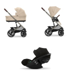 Cybex Trio Talos S Lux Tpe Almond Beige con Cloud G I-Size 