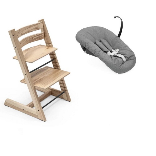 Stokke Seggiolone per neonati Wild Wood 2 in 1 con Newborn