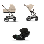 Cybex Trio Balios S lux Almond Beige con Cloud G i-Size