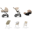 Cybex Set Nascita Neonato Trio Balios S Lux e Lemo 4 in 1