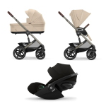 Cybex Trio Talos S Lux Tpe Almond Beige con Cloud G I-Size 
