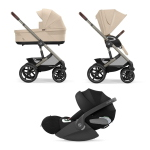 Cybex Trio Talos S Lux Tpe Almond Beige con Cloud T I-Size