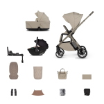 Venicci 4 in 1 Tila Latte con Tiago Beige e Isofix
