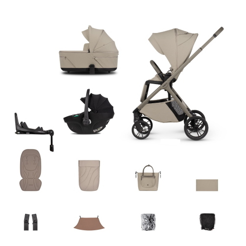Venicci 4 in 1 Tila Latte con Tiago Black e Isofix