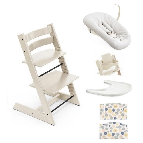 Stokke Seggiolone per neonati Tripp Trapp 5 in 1 Vanilla White