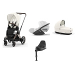 Cybex ePriam 4 in 1 Off white-rosegold e base isofix