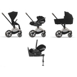 Cybex Priam 4 in 1 Sepia Black-Rosegold con Cloud T i-Size e Isofix