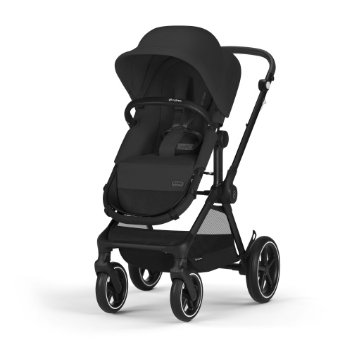 Cybex Passeggino 4 in 1 Eos Lux Moon Black con Cloud G i-Size e Isofix