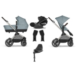 Cybex 4 in 1 EOS LUX Stormy Sky Blue con Cloud T i-Size e Isofix