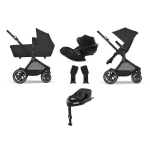 Cybex 4 in 1 Eos Lux BLK Moon Black con Cloud G i-Size e Isofix