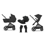 Cybex Trio Eos Lux BLK Moon Black con Cloud G Plus I-Size