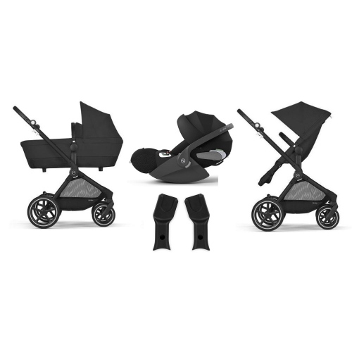 Cybex Trio Eos Lux BLK Moon Black con Cloud T I-Size