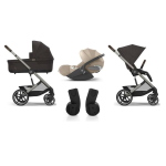 Cybex Trio Balios S Lux Chocolate Brown con Cloud T Plus I-Size