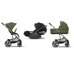 Cybex Trio Balios S Lux Moss Green con Cloud T i-Size