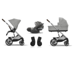 Cybex Trio Balios S Lux SLV Stone Grey con Cloud T I-Size