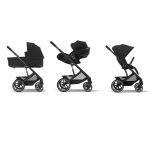 Cybex Trio Balios S Lux BLK Moon Black con Cloud G Plus I-Size