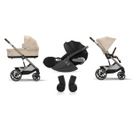 Cybex Trio Balios S Lux TPE Almond Beige con Cloud T I-Size