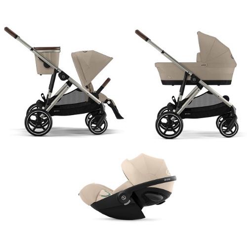 Cybex Trio Gazelle S Tpe Almond Beige con Cloud G3 Plus