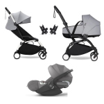 Stokke Trio Yoyo 3 White-Stone con Cybex Cloud T I-Size Plus