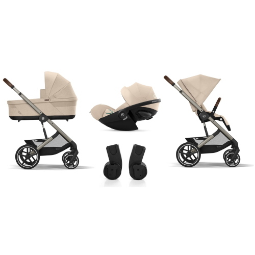 Cybex Trio Balios S lux Almond Beige con Cloud G3 i-Size Plus