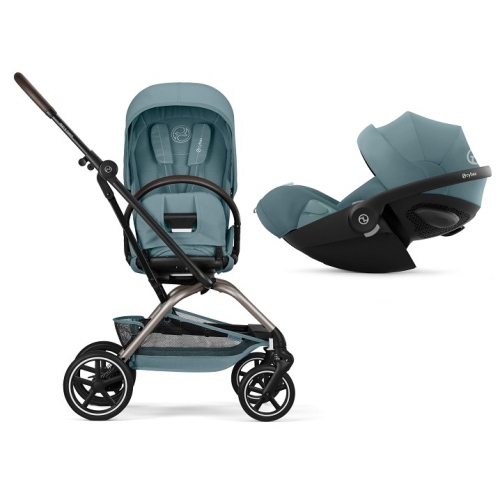 Cybex Eezy S Twist+2 Stormy Blue con Cloud G3 I-Size Plus
