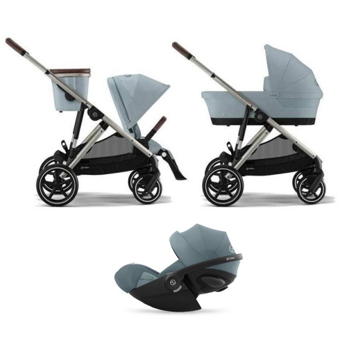Cybex Trio Gazelle S TPE Stormy Blue con Cloud G3 Plus