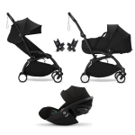 Stokke Trio Yoyo 3 Black-Black con Cybex Cloud G I-Size