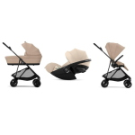 Cybex Trio Melio Carbon Almond Beige con Cloud G3 Plus I-Size