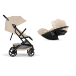 Cybex Travel System Beezy Almond Beige e Cloud G3 i-Size Plus