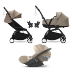 Stokke Trio Yoyo 3 Black-Taupe con Cybex Cloud T I-Size Plus