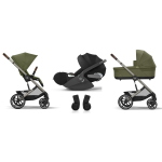 Cybex Trio Balios S Lux Moss Green con Cloud T i-Size