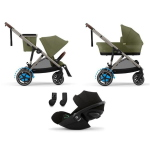 Cybex Trio e-Gazelle S TPE Moss Green con Cloud G Plus I-Size