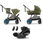 Cybex Trio e-Gazelle S TPE Moss Green con Cloud T i-Size
