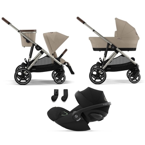 Cybex Trio Gazelle S Tpe Almond Beige con Cloud G i-Size