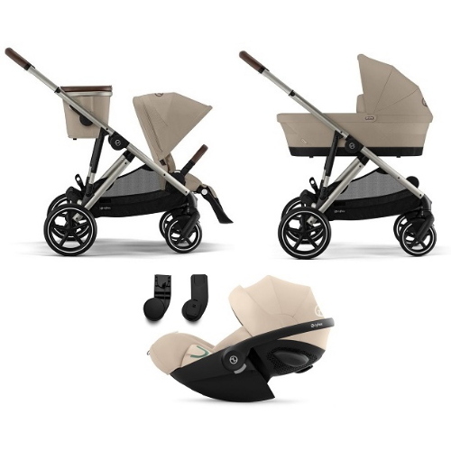 Cybex Trio Gazelle S Tpe Almond Beige con Cloud G3 i-Size Plus