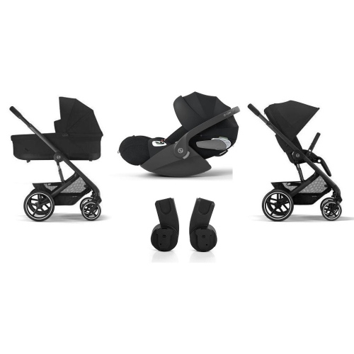 Cybex Trio Balios S Lux BLK Moon Black con Cloud T Plus I-Size