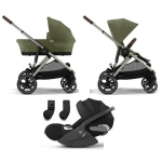 Cybex Trio Gazelle S TPE Moss Green con Cloud T i-Size
