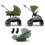 Cybex Trio Gazelle S TPE Moss Green con Cloud T Plus i-Size