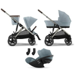 Cybex Trio Gazelle S TPE Stormy Blue con Cloud G3 i-Size Plus