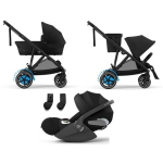 Cybex Trio e-Gazelle Blk Moon Black con Cloud T