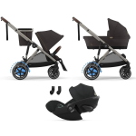 Cybex Trio e-Gazelle S Chocolate Brown con Cloud G Plus I-Size