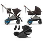 Cybex Trio e-Gazelle S Tpe Chocolate Brown con Cloud T I-Size