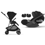 Cybex 2in1 Melio Carbon Magic Black con Cloud T I-Size