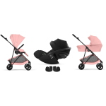 Cybex Trio Melio Carbon Candy Pink con Cloud G I-Size 