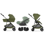 Cybex Trio Melio Carbon Moss Green con Cloud T Plus I-Size