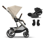 Cybex 2in1 Balios S Lux TPE Almond Beige e Cloud T I-Size