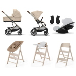 Cybex Set Nascita Neonato Trio Balios S Lux e Click & Fold 4 in 1